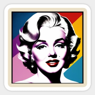 Famous Icon Marilyn Sticker